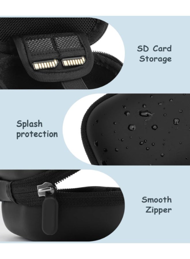 Sisily Camera Case for Digital Camera CAMKORY DC403 FHD 1080P/ KODAK PIXPRO FZ55/ FZ45/ STUOGYUM DC402-AF, SD Card Storage Travel Carry Case Bag (Black) - Image 3