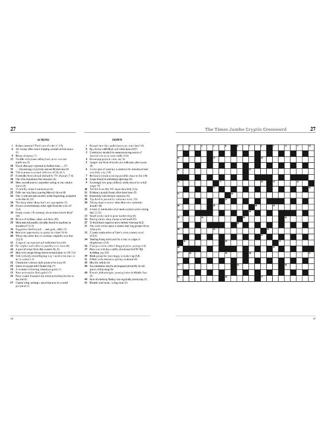 The Times Jumbo Cryptic Crossword Book 18: The World’s Most Challenging Cryptic Crossword  - Image 3