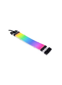 LIAN LI Lian Li Strimer Plus V2 Triple 8 Pin (PW12-PV2) -Addressable RGB VGA Power Cable (No Controller Included) -for Triple 8 PIN GPU Connector, PW12-PV2 Black  - Image 1