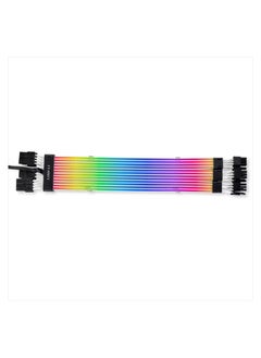 LIAN LI Lian Li Strimer Plus V2 Triple 8 Pin (PW12-PV2) -Addressable RGB VGA Power Cable (No Controller Included) -for Triple 8 PIN GPU Connector, PW12-PV2 Black  - Image 2