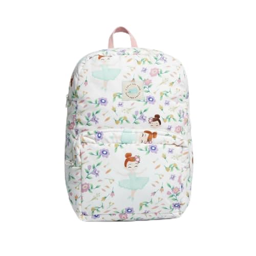 TIDY SLEEP Cute Backpack for Kids Girls Boys Toddler Backpack Preschool Nursery Travel Bag - Size (34x24) cm - Ballerina - Image 1