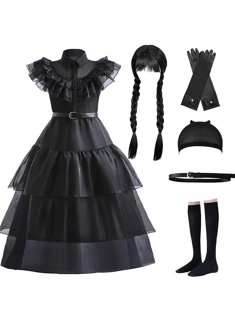 الأزرق جي دبليو آدامز زي مجموعة اكسسوارات ملابس عيد ميلاد العائلة حفلة آر بي جي - Image 1