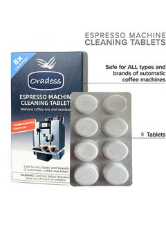 oradess Machine Cleaning Tablet 8 Count Professional Espresso Machine Cleaner Descaling Tablets for Coffee Machines, Steam Ovens, Ovens, Ranges  - Image 4