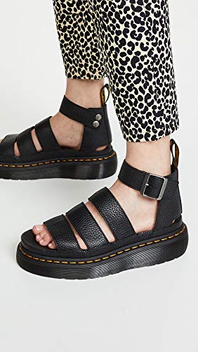 Dr Martens Dr. Martens Women's Clarissa II Quad Sandals, Black, 6 Medium US - Image 2