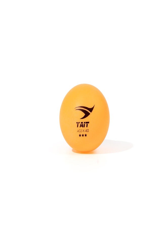 YAIT Ace-X 40 (Pack of 6) | 3-Star Table Tennis Balls | ITTF Standard ABS Plastic TT Balls | Seamless & Durable | High Performance Spin & Bounce | Tournament-Quality - Image 3