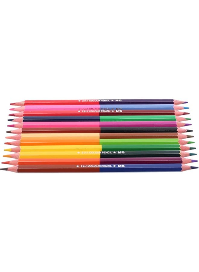 M&G Wood Colored Pencils, Vibrant Coloring for Art, Smooth Lead, 24 Colors - Image 1