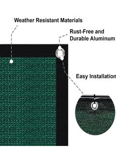 Generic Garden Fence Privacy Screen - 1 x 3 Meter Mesh Barrier, Green - Ideal for Privacy, Wind Control, and Sun Shade  - Image 5