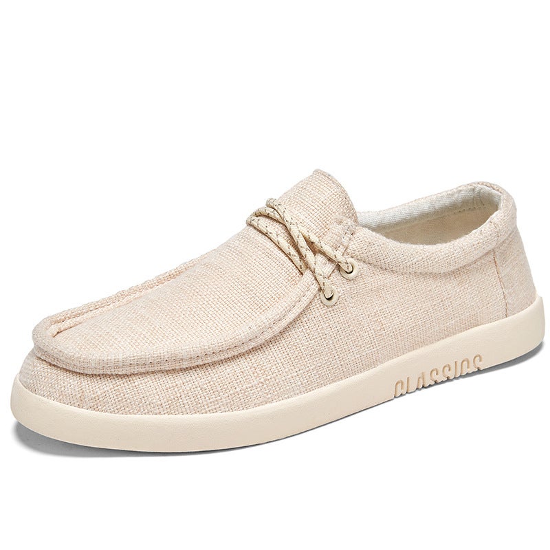 2025 Tourism Xiyin Independent Station Pinduoduo Shoes Large Size Linen Canvas Shoes - Image 1
