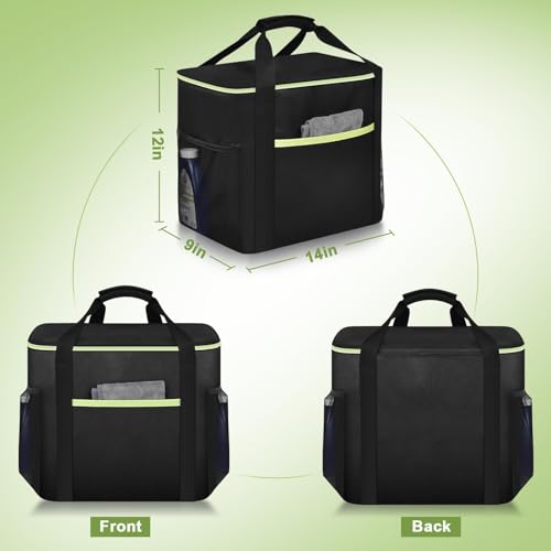 Peciue Storage Bag for Bissell Little Green Mini 4075 Carpet & Upholstery Cleaner, Waterproof Oxford Organizer with Green Zipper & Multi-Compartment Design for Tools, Accessories & Solution - Image 5
