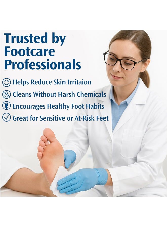 pedifix Tea Tree Ultimates Foot Wipes - 25 Count, Peppermint Scent, Alcohol Free, Diabetic Foot Care, Daily Use - Image 4