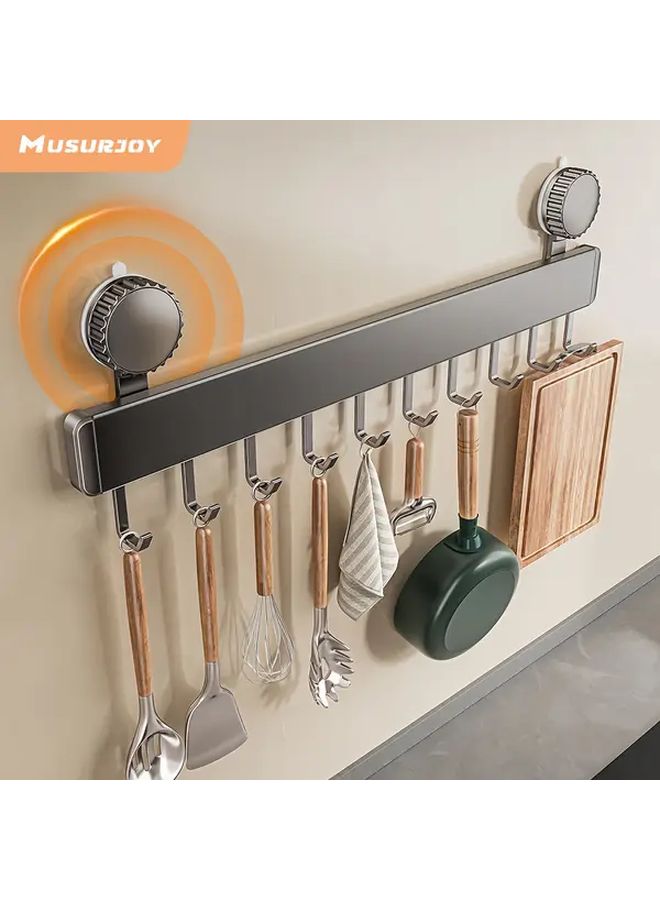 Vacuum Suction Cup Hook 11 81 Inch Reusable No Drill Wall Mounted Glass Hanger Set - Image 2