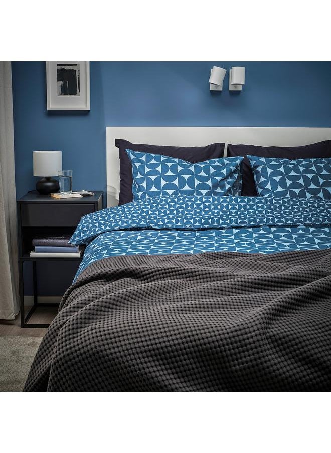 Duvet Cover And 2 Pillowcases Dark Blue/Light Blue 240X220/50X80 Cm - pzsku/Z4A1C536D2A8D5604A5DFZ/45/_/1730801949/05a528e2-150b-42b2-aadb-5f8f25e2b980