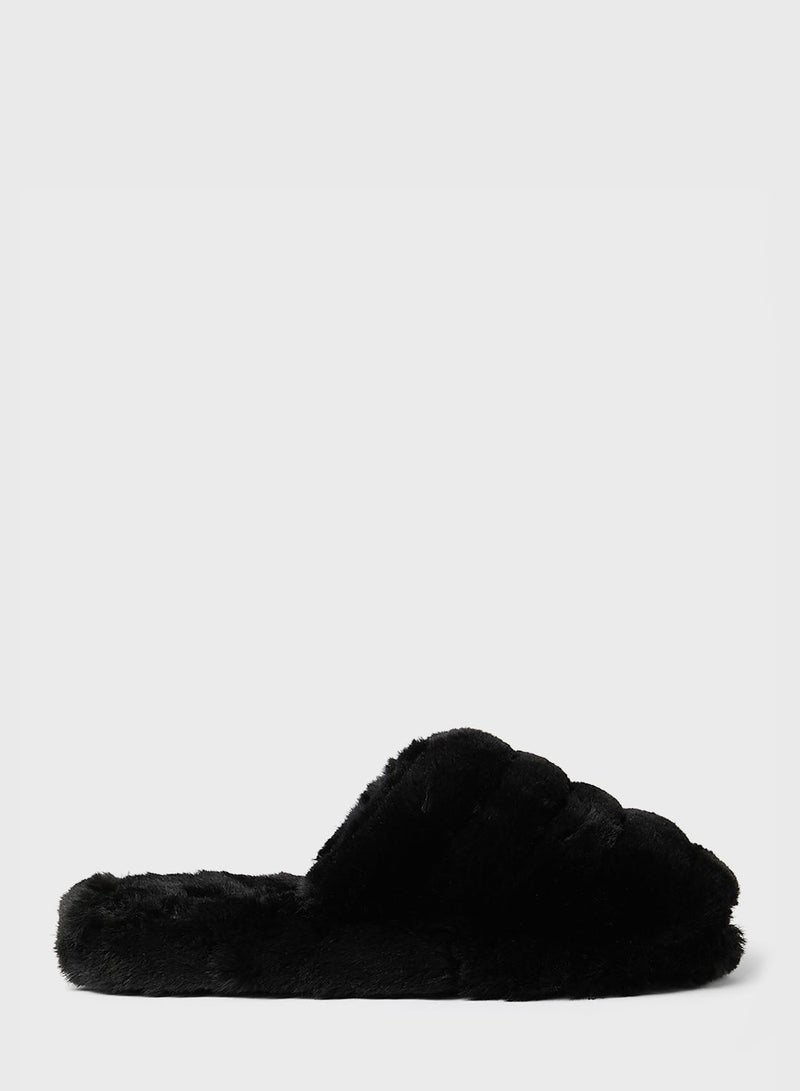 Ted Baker Lopsey Faux Fur Mule Slipper  - Image 1