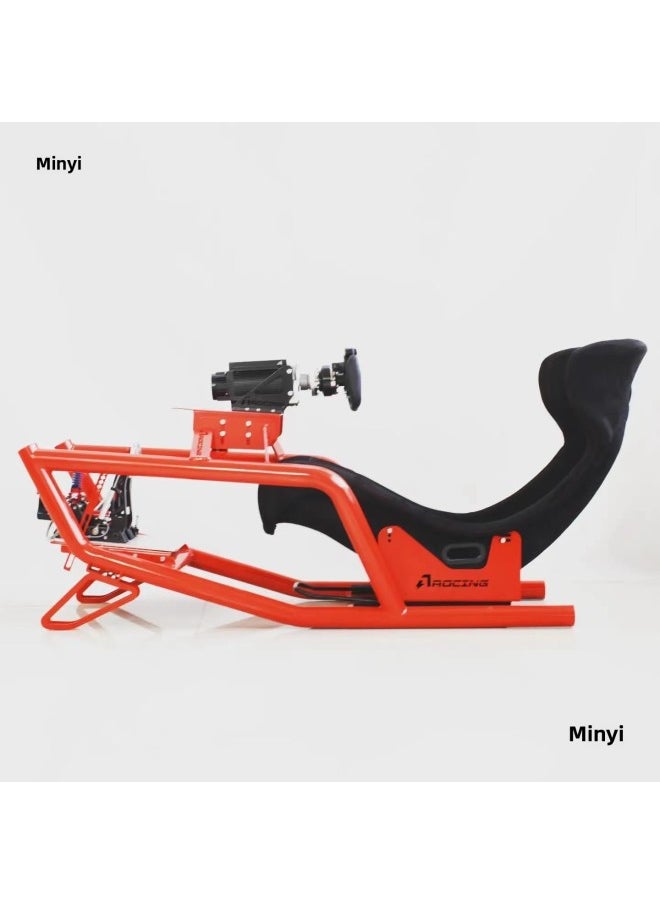 Generic - Single Professional Racing Simulator F1 Cockpit Bracket Seat/fanatec/speed Motorcycle/moza/Tumas-Product Color:CNC Motor Bracket (sc2p/sc2s/osw) - Image 1