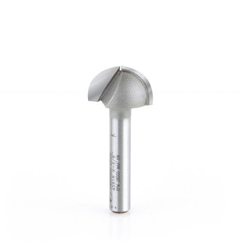 Amana Tool 45918 Core Box 3/4-Inch Diameter x 7/16-Inch Cutting Height x 3/8 Radius x 1/4-Inch Shank 2-Flute Carbide Tipped Router Bit - Image 1