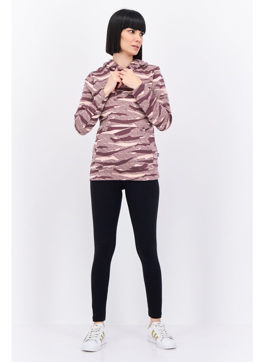 PUMA Women Sportswear Fit Long Sleeves Outdoor Hoodies, Mauve  - Image 4