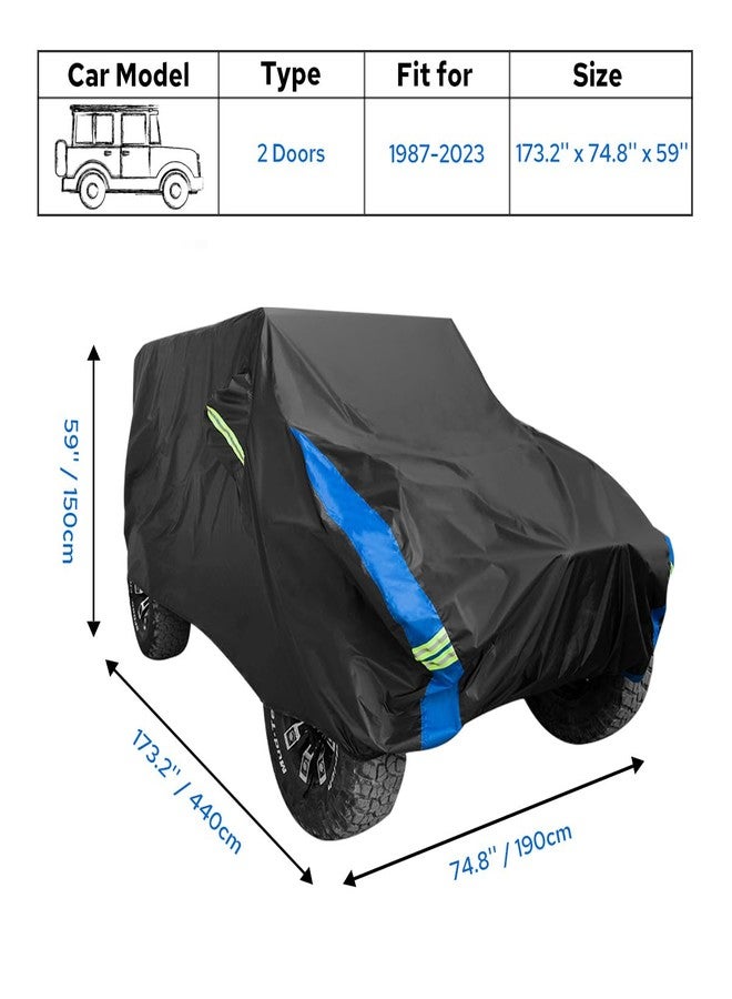 Avecrew Truck Cover Waterproof, All Weather for Truck Cover for Automobiles, Pickup Truck Cover Rain Snow UV Dust Protection(210"-230") - Image 2