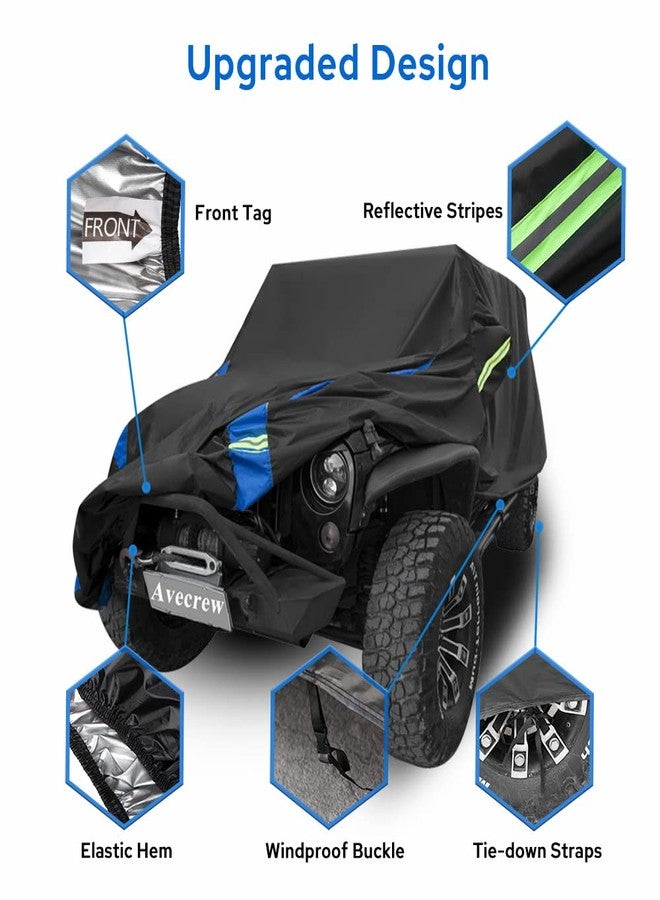 Avecrew Truck Cover Waterproof, All Weather for Truck Cover for Automobiles, Pickup Truck Cover Rain Snow UV Dust Protection(210"-230") - Image 4
