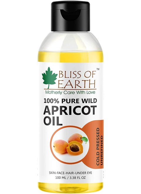 Apricot Oil 100ml Wildcrafted Himalayan Coldpressed & Unrefined