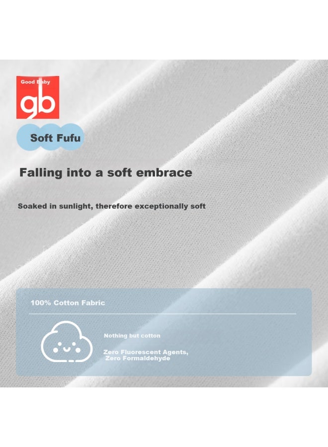 Gb Baby Romper A-class Cotton Long Sleeve Jumpsuit 7a Antibacterial 2-pack Toy Wonder Blue 59cm - Image 3