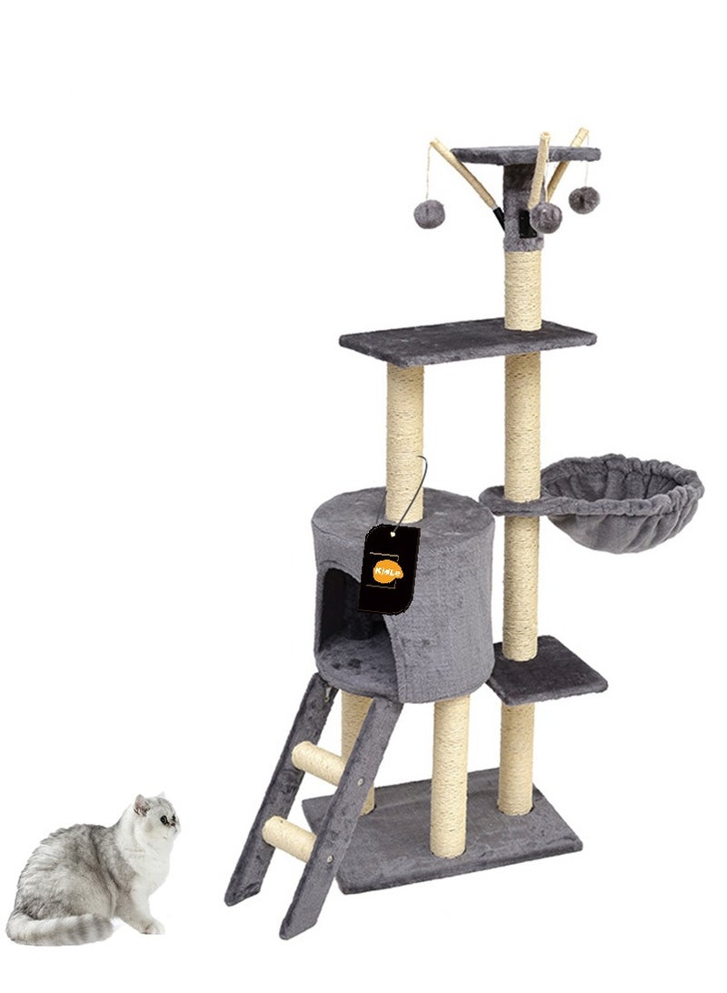 كيدل شجرة القطة إطار تسلق القطة بيت اللعب والراحة - Image 1