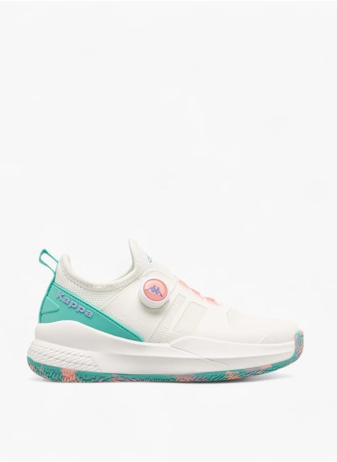 Kappa Girls Colourblock Sports Shoes With Rotating Buckle  - Image 3