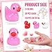 DERAYEE 150PCS Valentines Mini Resin Ducks Bulk Tiny Resin Ducks Figurines Red Pink White Mini Duck Miniature for Valentines Day Party Favors Dollhouse Garden Decorations DIY Craft - Image 4