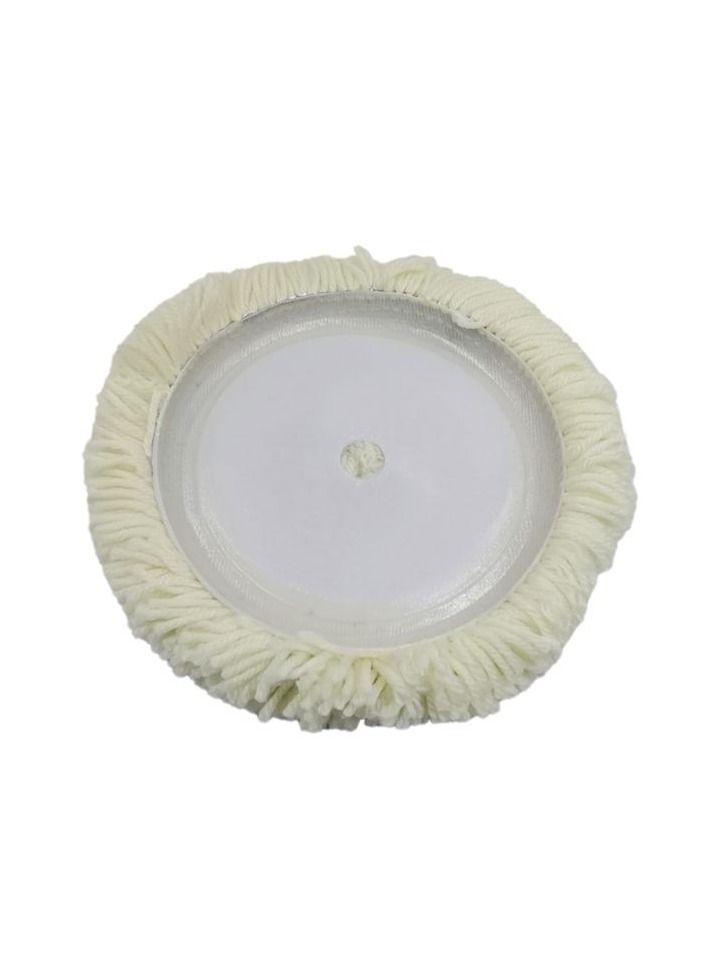Wool Polishing Clean Buffing Wheel Pad Bonnet for Furniture Car for car Polisher White - Image 2