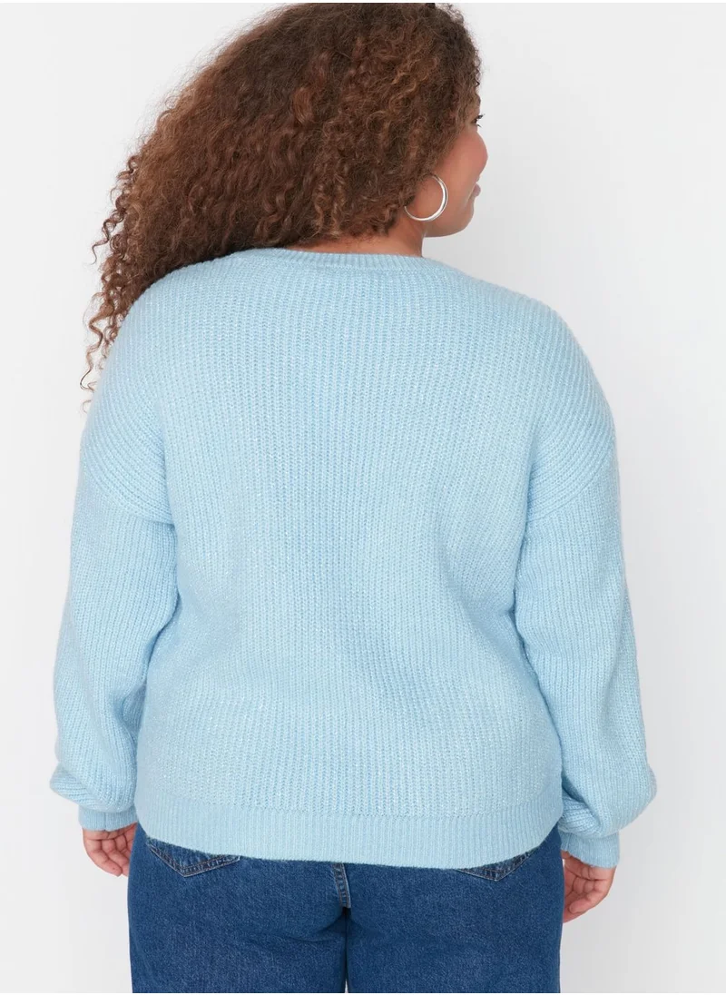 Trendyol Curve Crew Neck Knitted Sweater