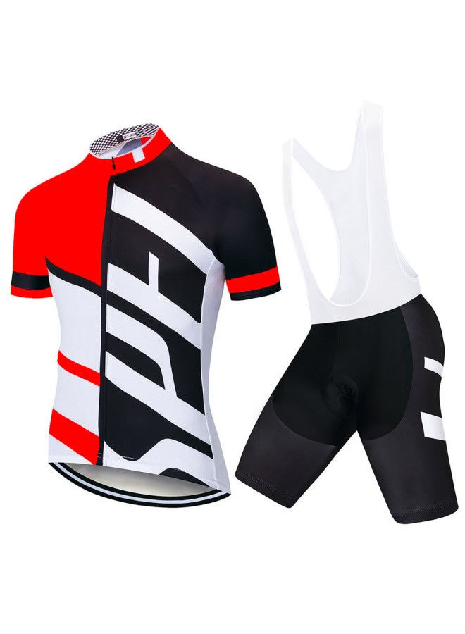 Spot Short-sleeved Bib Suit Cycling Clothing For Men And Women, Moisture-absorbent, Breathable And Sweat-wicking Cycling Clothing Manufacturer