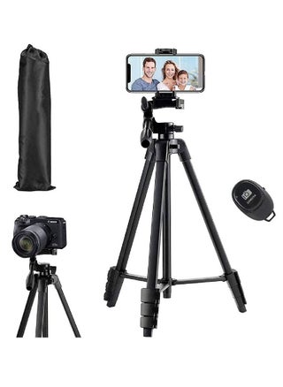 Flexible Tripod, Eocean 136cm Extendable Phone Tripod Stand with Carry Bag,Cell Phone Tripod with Wireless Remote,Universal Tripod for Video Selfie,iPhone Tripod Stand Travel Camera Tripod - pzsku/Z4A1D1636CD66BD14DC59Z/45/_/1670081041/37b25268-05e6-4a42-87ee-81fda8ceecd3