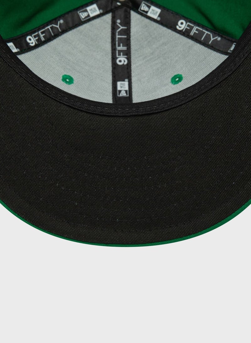 NEW ERA 9Fifty Boston Celtics Rear Logo Cap - Image 3