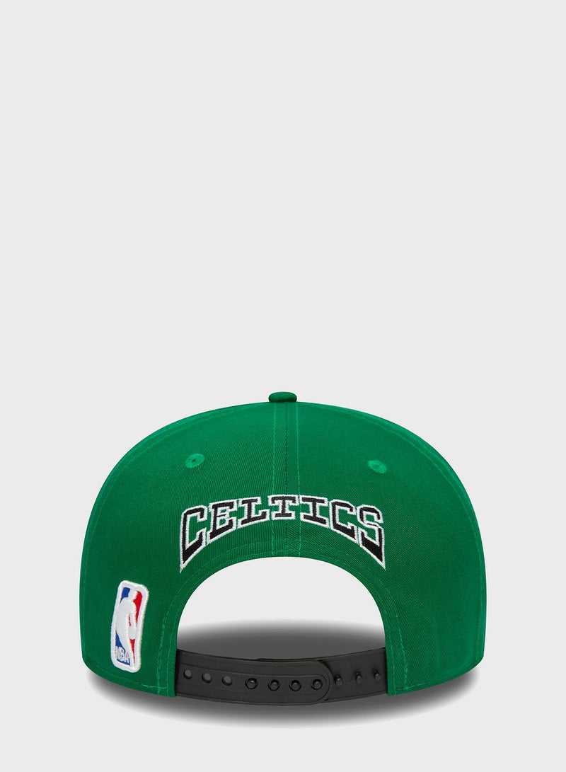 NEW ERA 9Fifty Boston Celtics Rear Logo Cap - Image 2