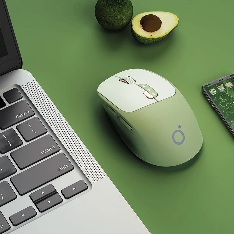 Eweadn ماوس Eweadn Wireless Office Mouse, 1600 Dpi, 2.4G and Bluetooth, Rechargeable, Silent, Type-C, for Home, Gaming, Laptop, Desktop PC - Image 2