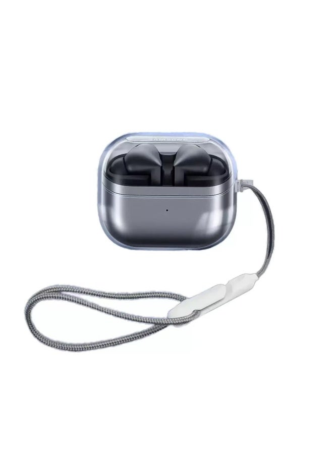 Transparent Earphones Case Compatible with Samsung Galaxy Buds 3 and Samsung Galaxy Buds 3 Pro Crystal TPU Earbuds Case - Image 1