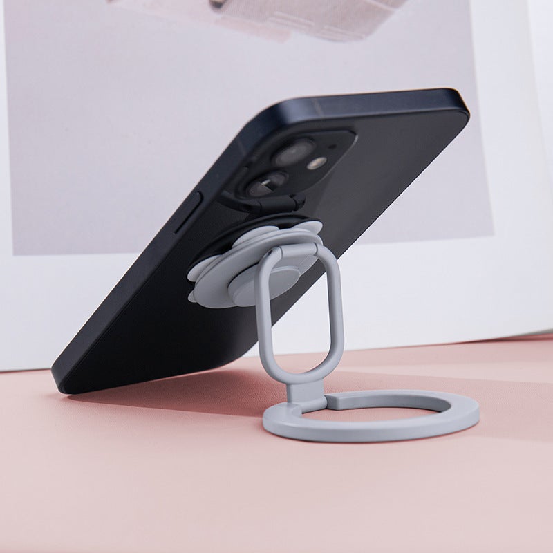 Magnetic Double-Sided Phone Holder, Metal Alloy, Lightweight Design - Direct from Manufacturer