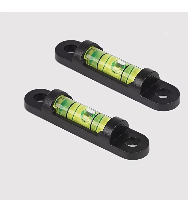 Mini Portable Level With Hole Mounting Bracket 2 Pack Compact Home Measuring Tool - Image 3