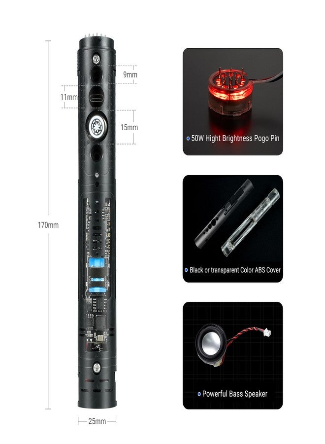 DAMIENSABER Upgrade Xenopixel 3.0 34 Sound Font Inner Core DIY Light Saber Electronics Soundboard Infinite Colour Smooth Swing Motion Control Internals Build Your Own Light Saber Kit - Image 4