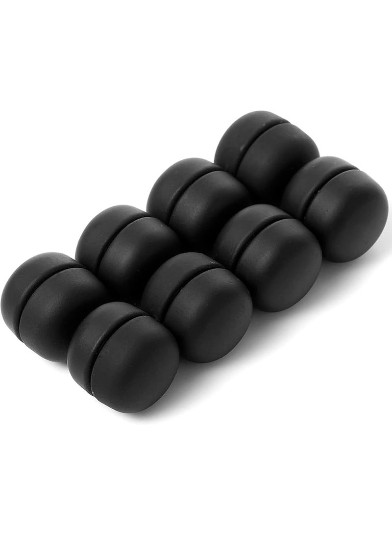 8 Pairs Magnetic Hijab Pins for Women Small Black No Snag Scarf Clips Strong Hold Hijab Magnets Secure and Elegant for Daily and Eid Wear  - Image 1