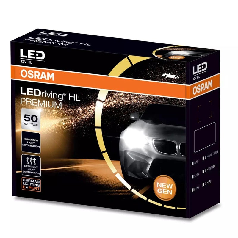 Osram LED HEADLIGHT FOR CAR G9005/6 COOL WHITE (HB3/HB4 12V 50W 6000K) - Image 5