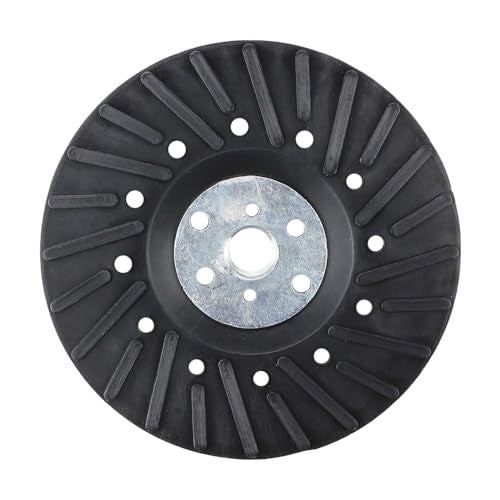 BHA Angle Grinder Ribbed Backing Pad for Resin Fiber Disc, 5" x 5/8"-11 - Image 1