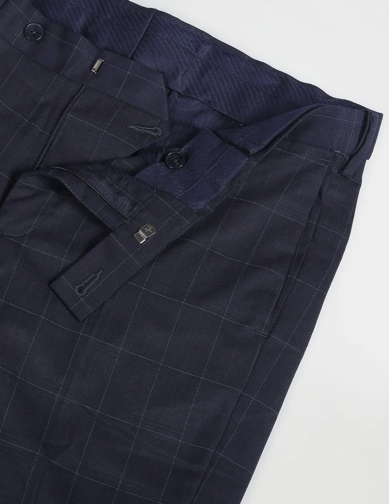 ارو Windowpane مفصلة رسمي بنطلون