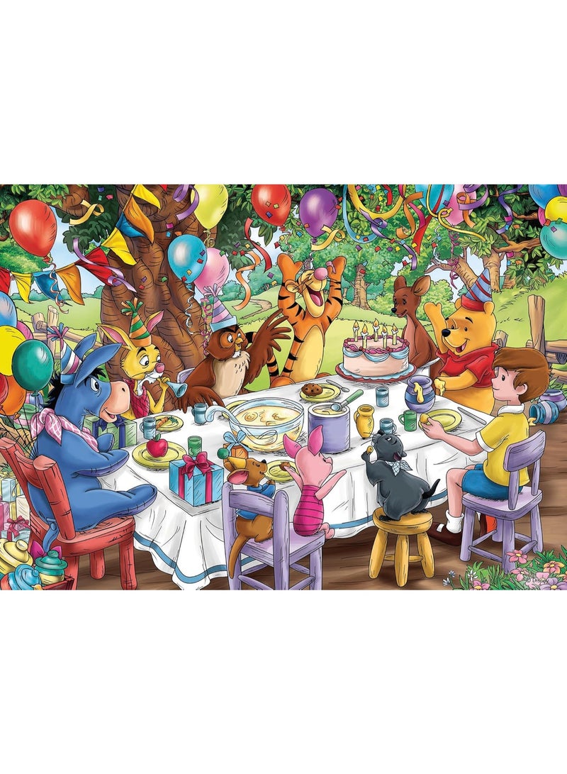 Heye 1000-piece jigsaw puzzle, forest animals happy theme puzzle, high-quality educational puzzle game, cartoon puzzle, decorative puzzle, anniversary gift/family entertainment/friendship puzzle among friends - Image 1