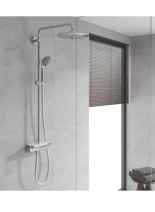 Vitalio Joy 260 Shower System With Thermostat For Wall Mounting Silver - pzsku/Z4A1DD01FBBAB7518B78BZ/45/_/1703741451/918a00ee-1040-46f3-b2d3-d8b324090a28