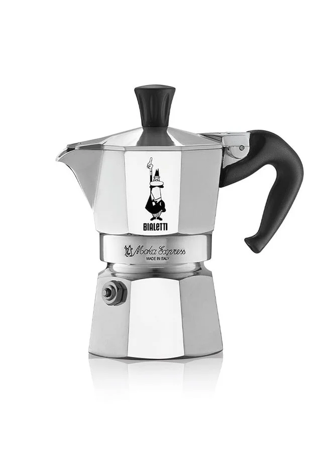 BIALeTTI Cafetière Moka Express 2Tz Stainless Steel Silver 8X11X11 Cm