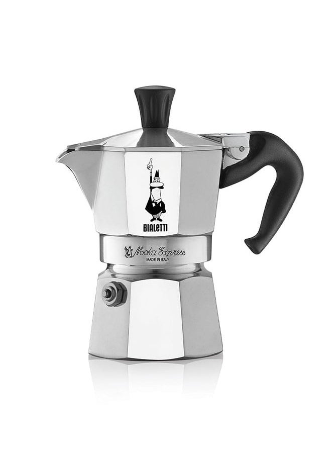 BIALeTTI Cafetière Moka Express 2Tz Stainless Steel Silver 8X11X11 Cm  - Image 1