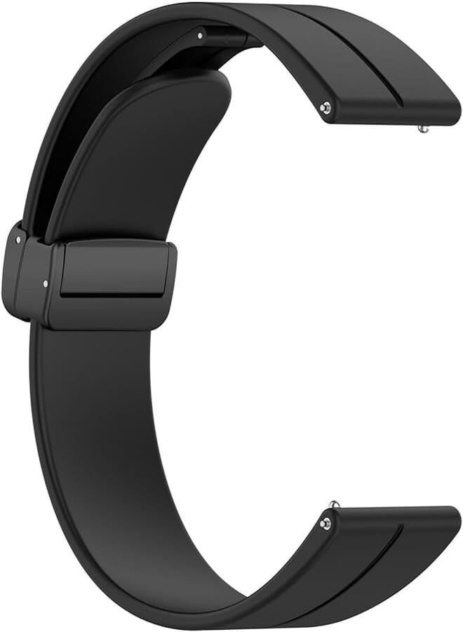 LOKEKE Compatible with Huawei Watch 4 Pro Replacement Band - 22mm Replacement Silicone Wrist Watch Band Strap Compatible with Huawei Watch 4 Pro/4 / Watch Ultimate/Watch GT3 SE(Silicone Black)