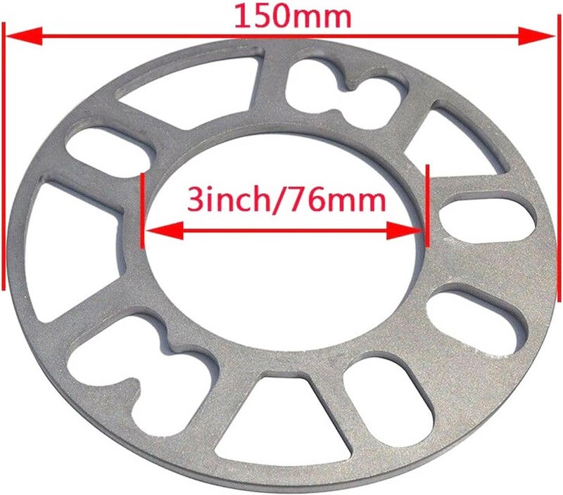 DEMULAX 4pcs Wheel Spacers - Aluminum ET Adapters - Image 2