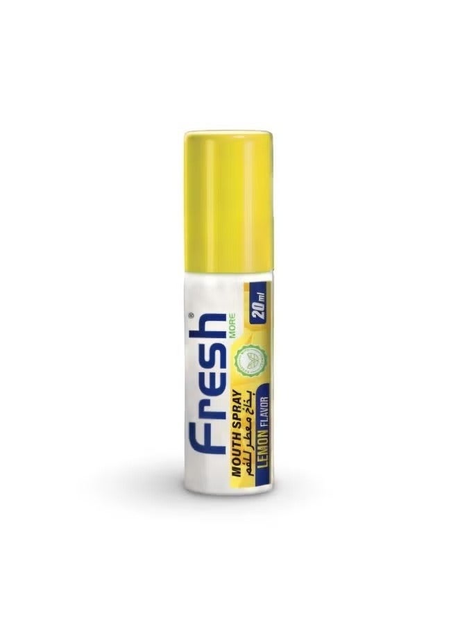 Fresh More Mouth Spray – Lemon Flavour Instant fresh breath, Alcohol-free, pocket-size, Breath Freshner, and perfect for daily use anytime, anywhere. - Image 1