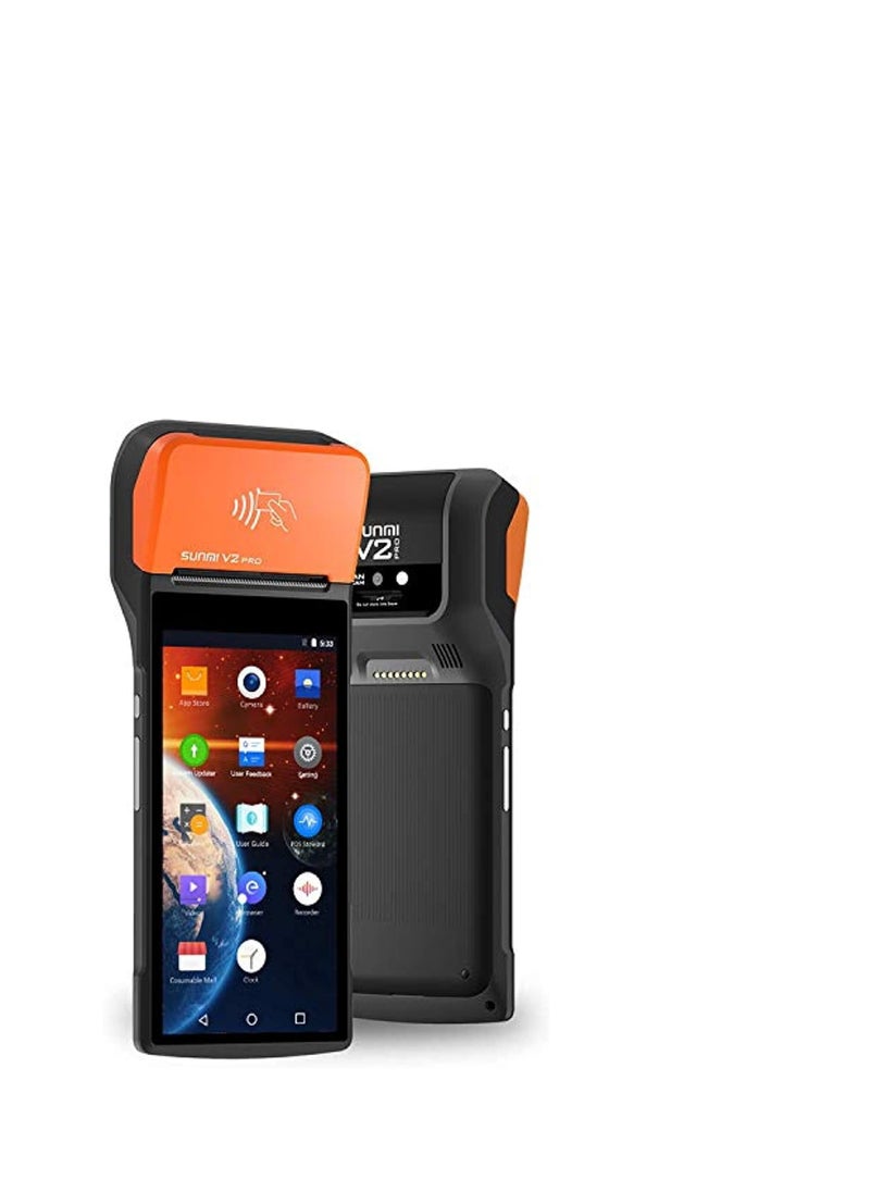 Generic SUNMI V2 Pro, Android Handled PDA SUNMI V2 Pro Your All-in-One Smart POS Terminal - Receipt Printer, Speaker, Camera and Barcode Scanner, Handheld PDA Printer, Android 7.1, 4G, WiFi and Bluetooth Enabled for Seamless Connectivity.  - Image 1